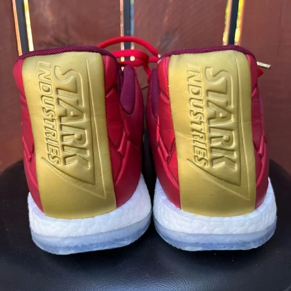 Adidas Marvel Iron Man James Harden vol.3 Sneakers size 8 Men’s - Picture 3 of 11